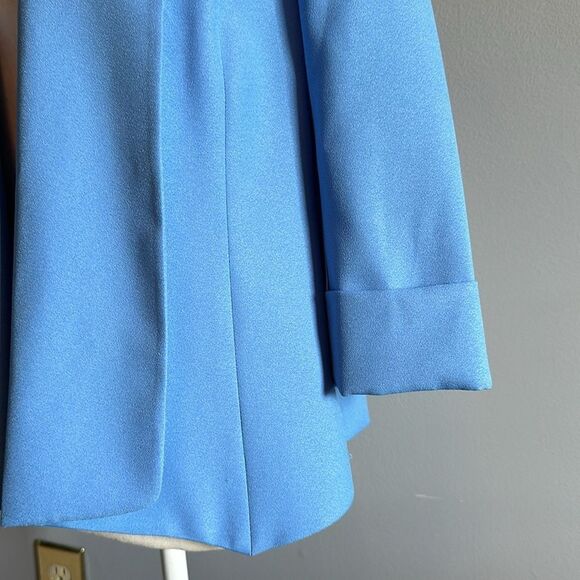 Kasper Shawl Blazer in Sky Blue - Picture 5 of 9